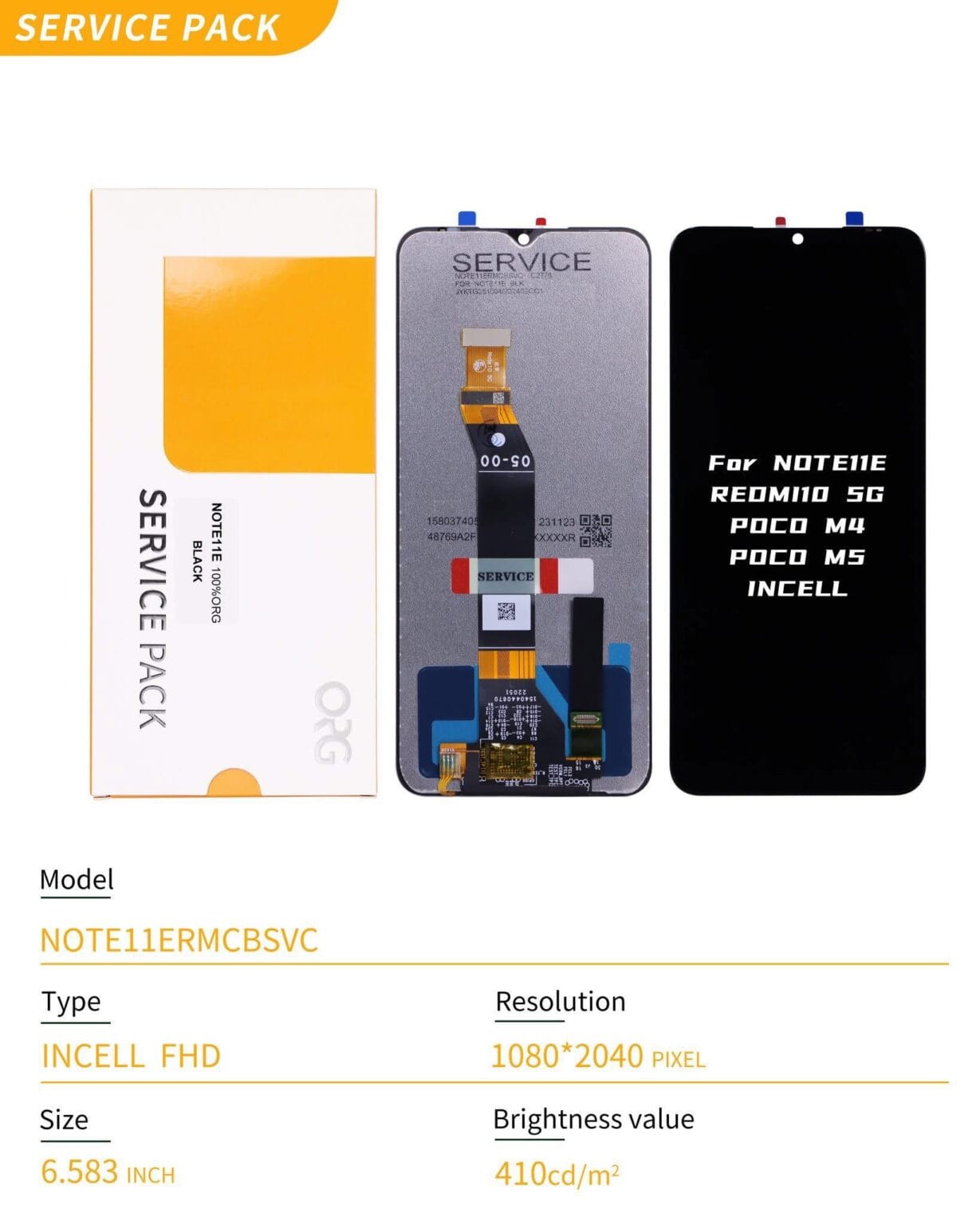 LCD REDMI 10 5G/NOTE 11E