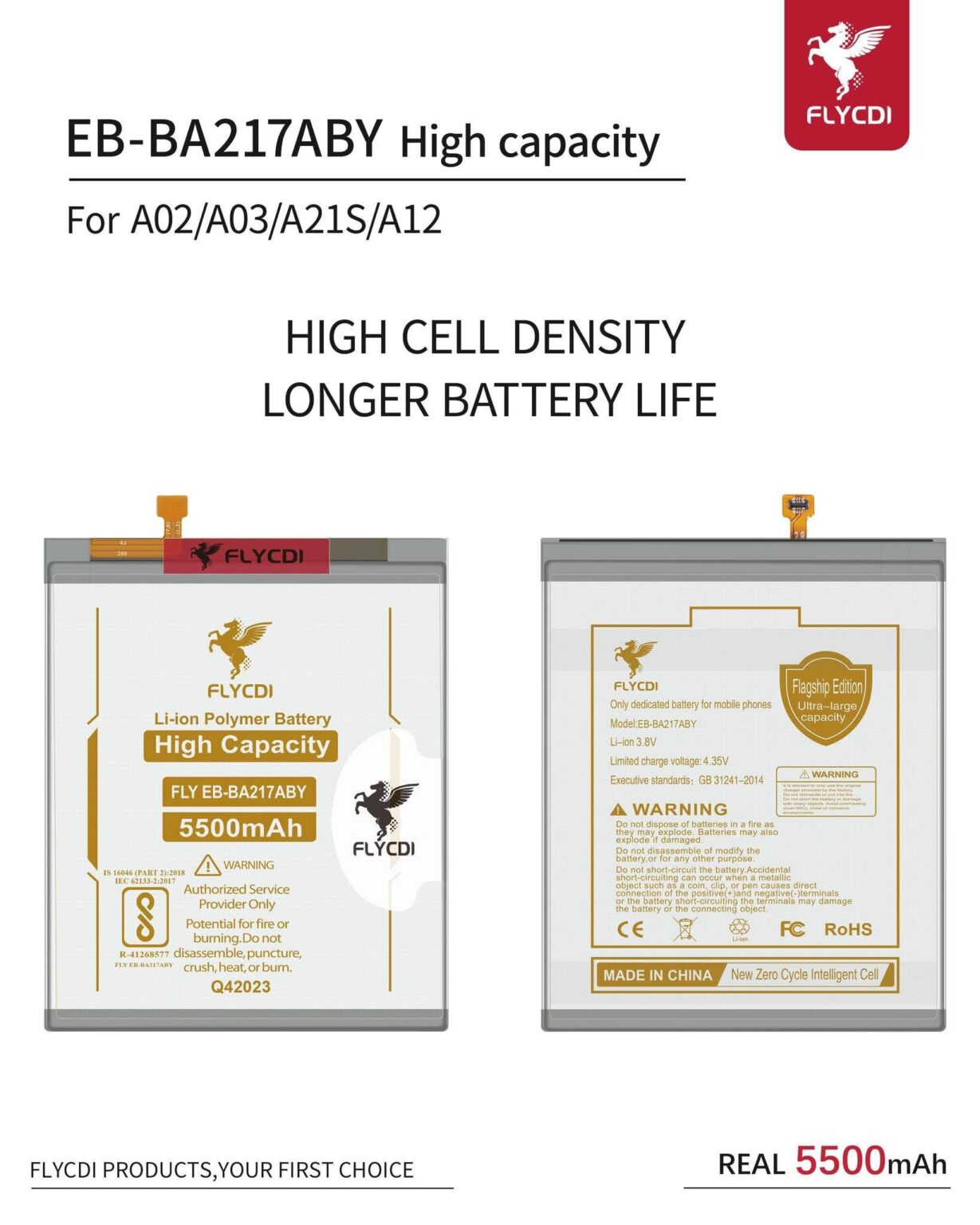 BATTERY SAM A02/A03/A21s/A12 FLYCDI