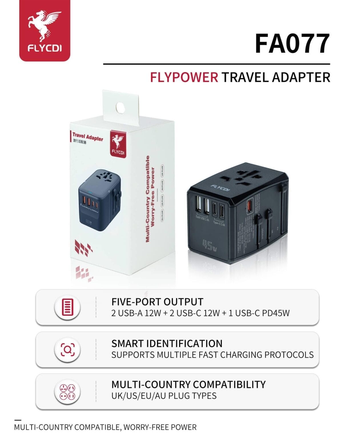 شاحن فلاي 45W - FA077