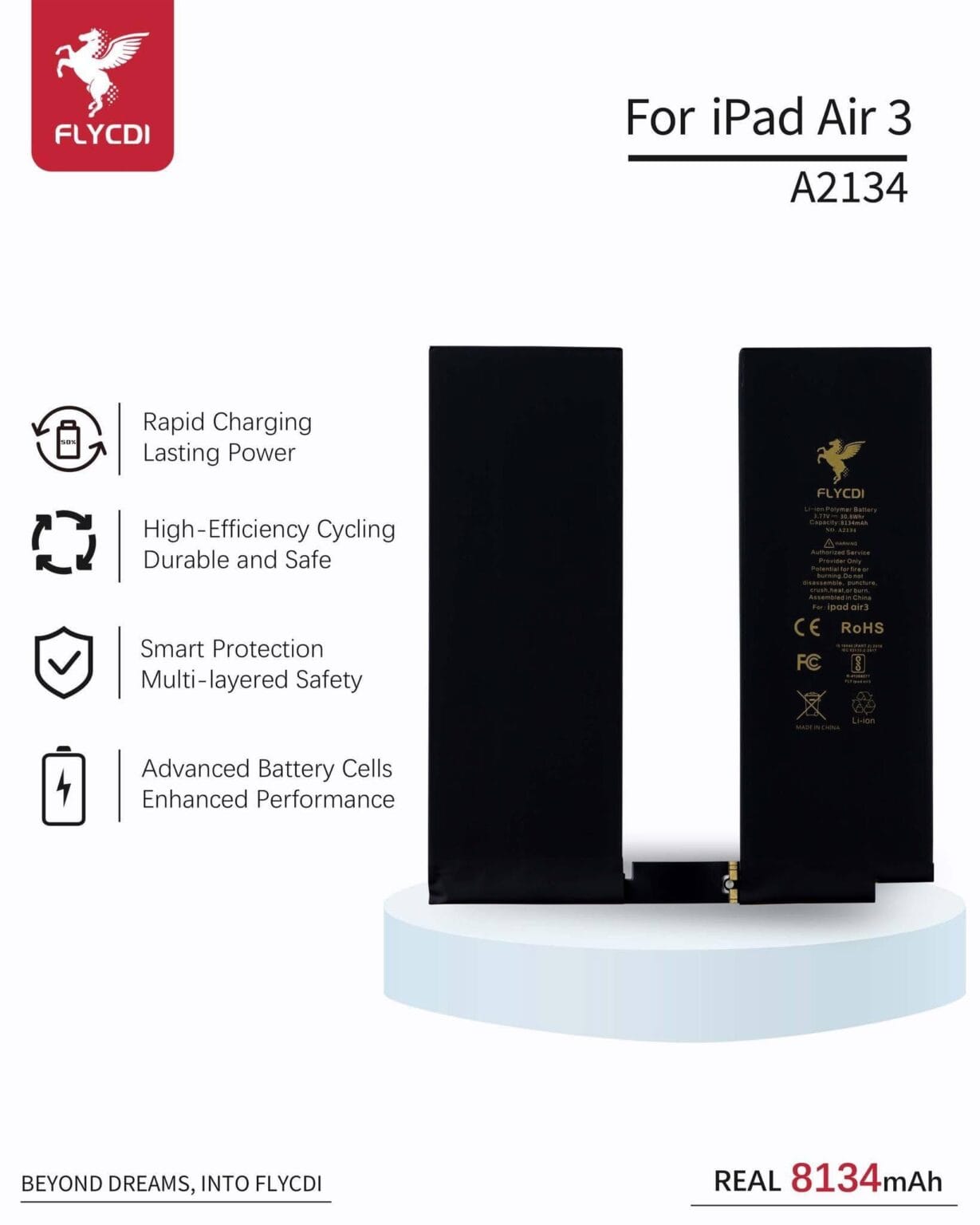 BATTERY IPAD AIR 3 FLYCDI
