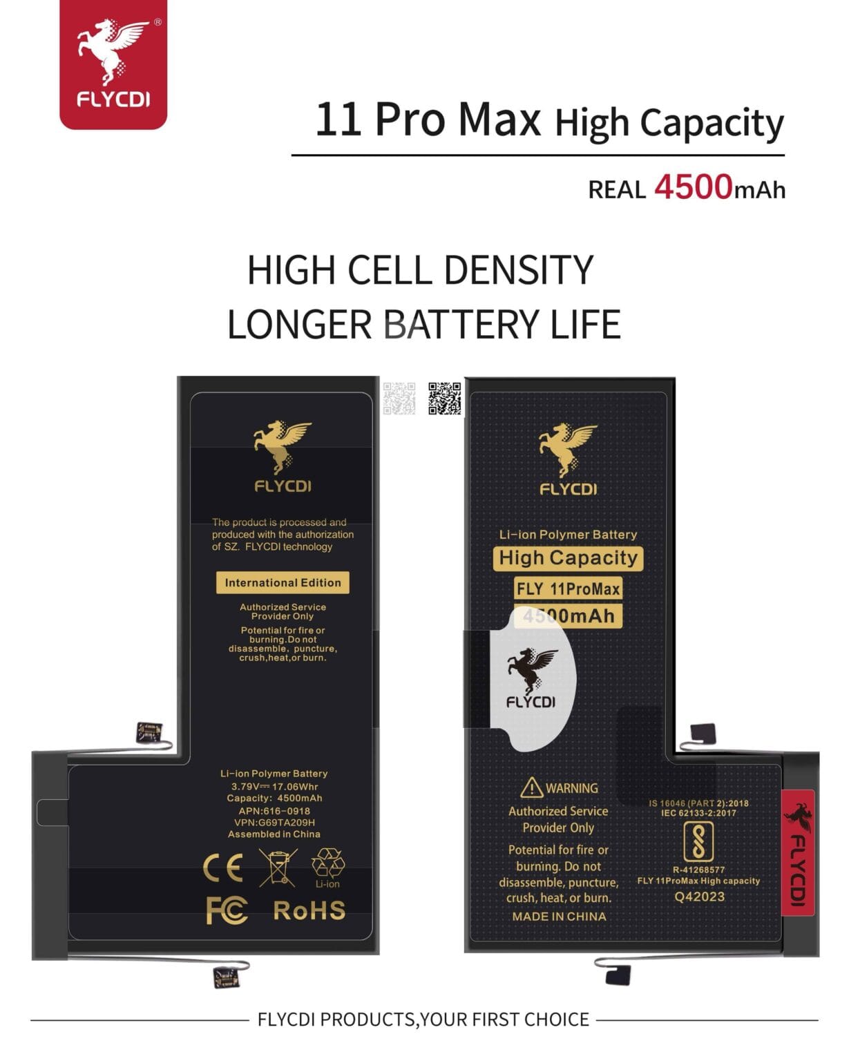  BATTERY IPHONE 11 PRO MAX FLYCDI