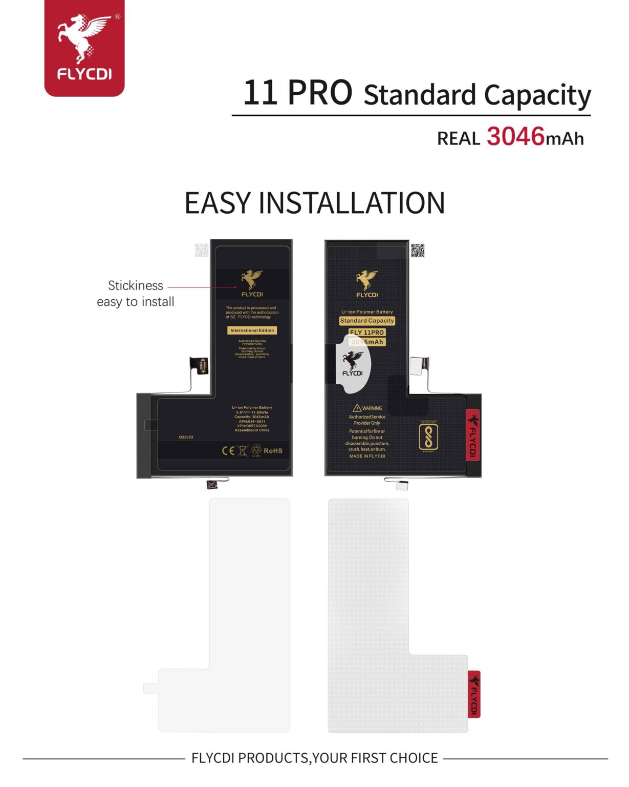 BATTERY IPHONE 11 PRO FLYCDI