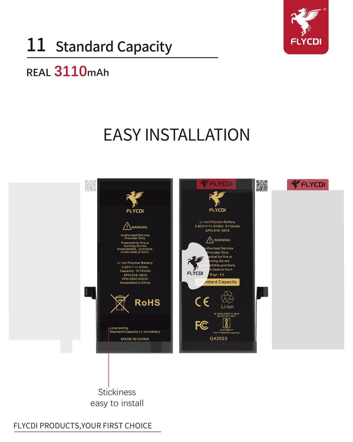 BATTERY IPHONE 11 FLYCDI