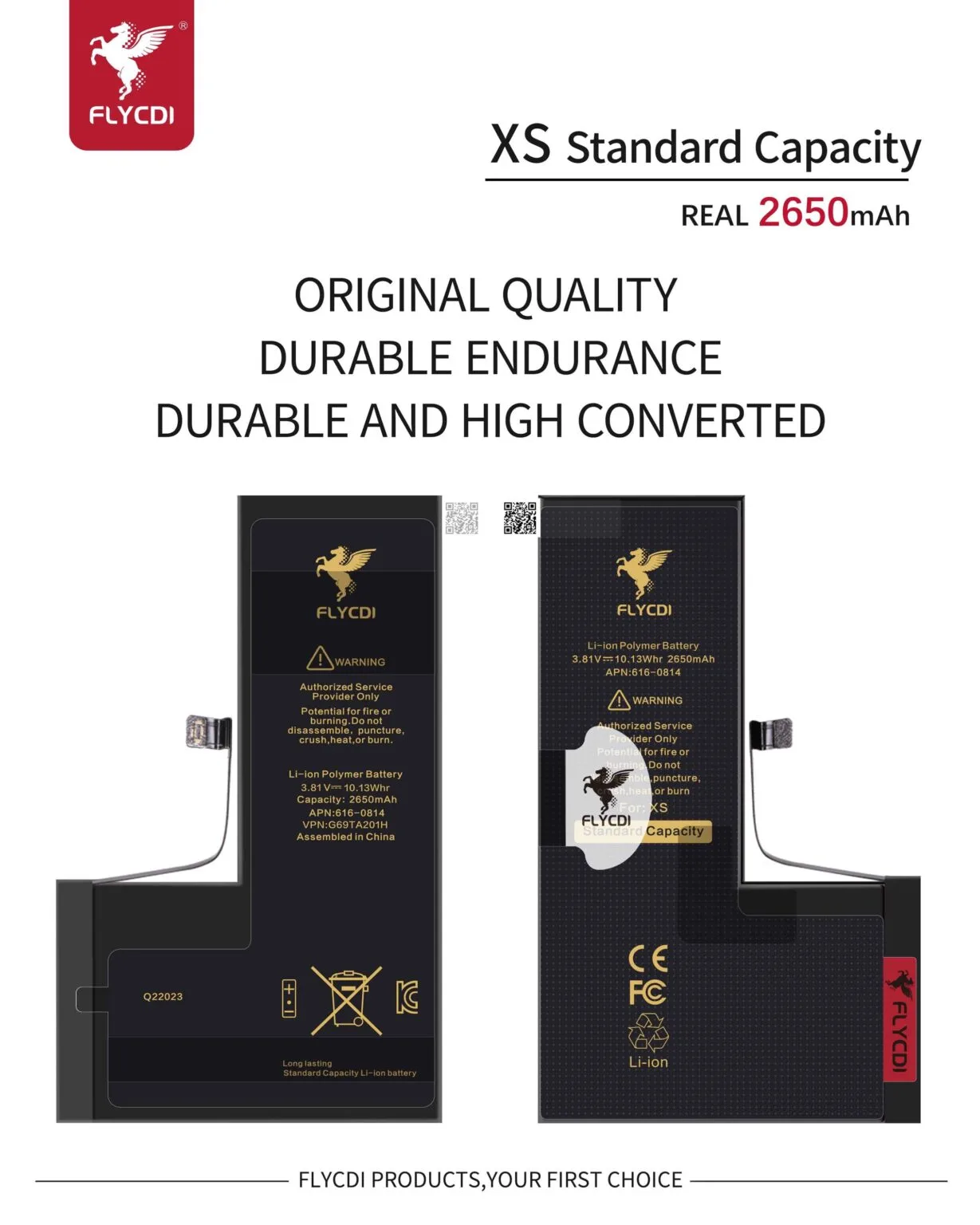 BATTERY IPHONE XS FLYCDI