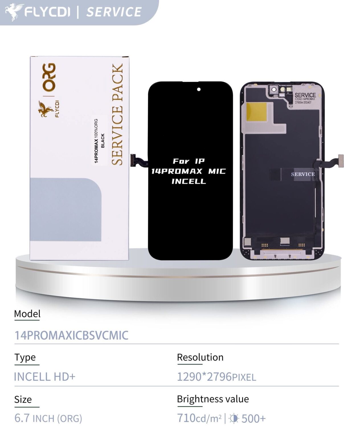 LCD IPHONE 14 PRO MAX HD+ SVC