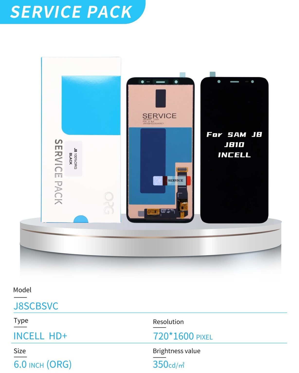 LCD SAM J810 INCELL SVC