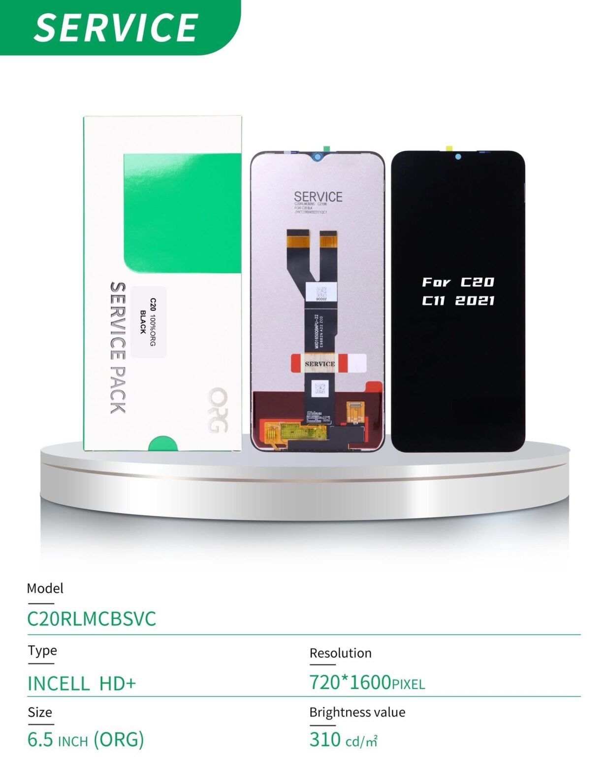 LCD REALME C11 2021 SVC