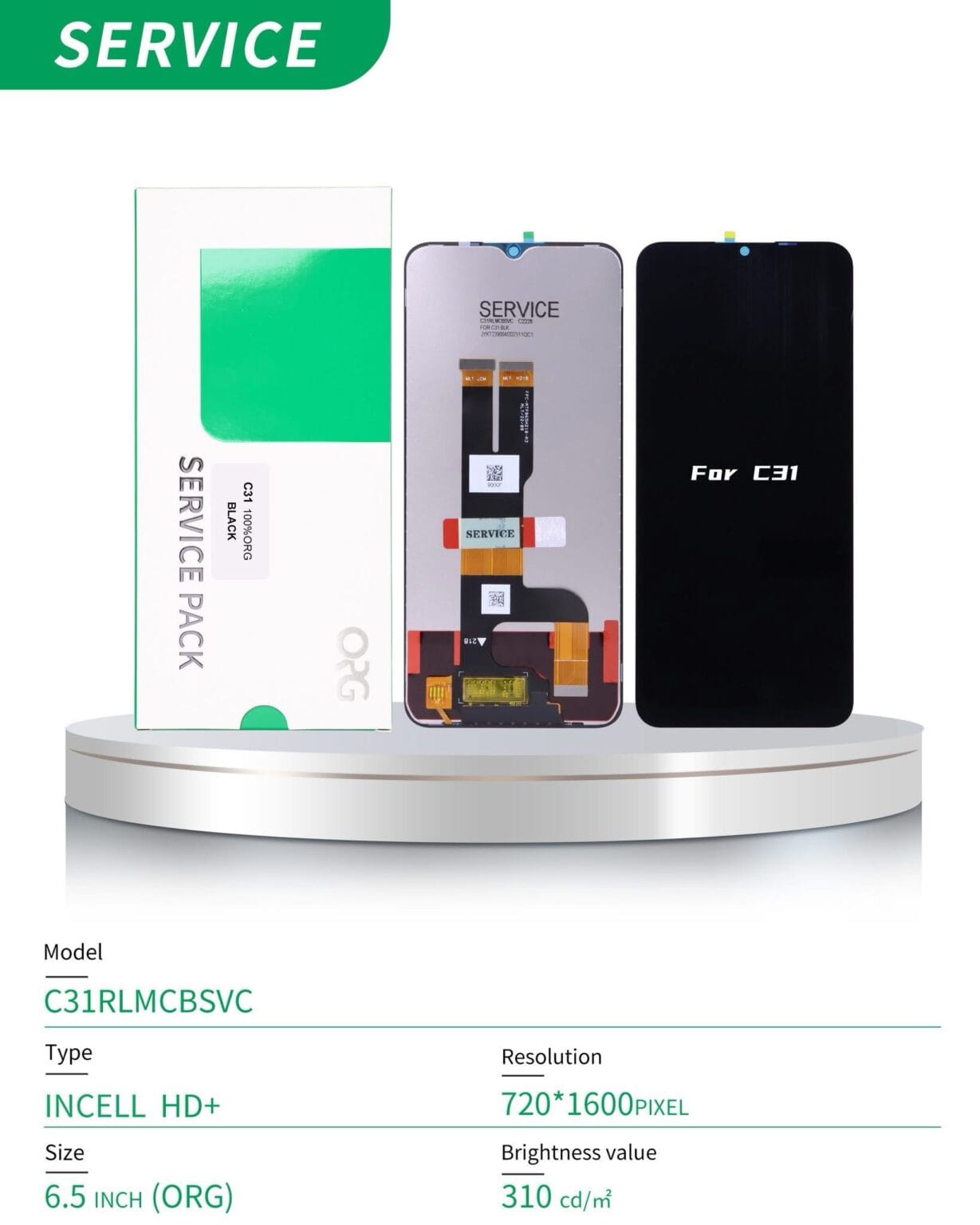 LCD REALME C31