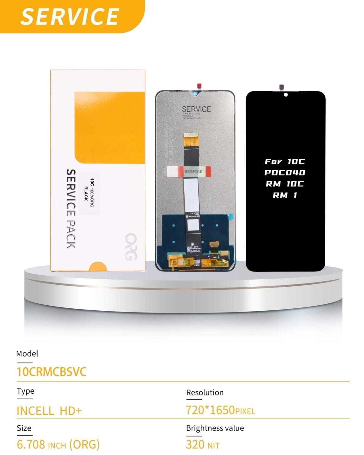 LCD REDMI 10C/POCO C40 SVC