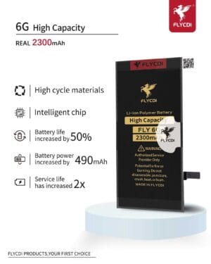 BATTERY IPHONE 6G HIGT CAPACITY FLYCDI
