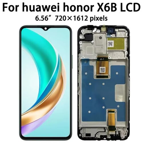 LCD HONOR X6B BLACK ORG فريم