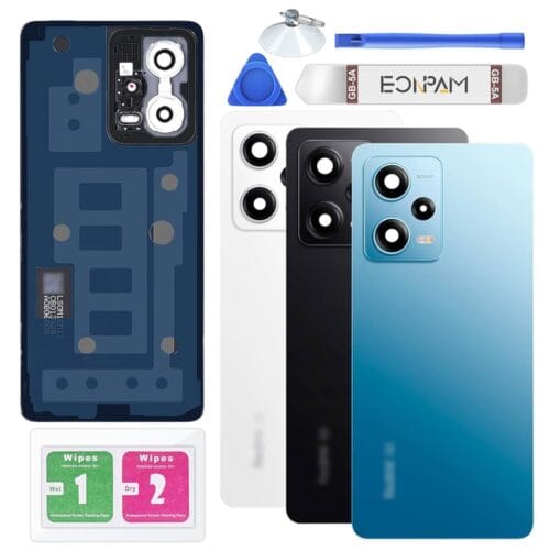 BACK COVER REDMI NOTE 12 4G BLACK