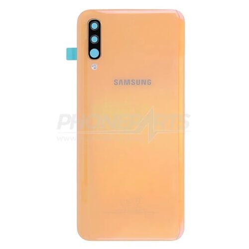 BACK COVER SAM A50 ORANGE
