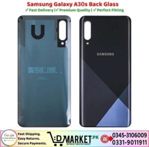 BACK COVER SAM A30S BLACK