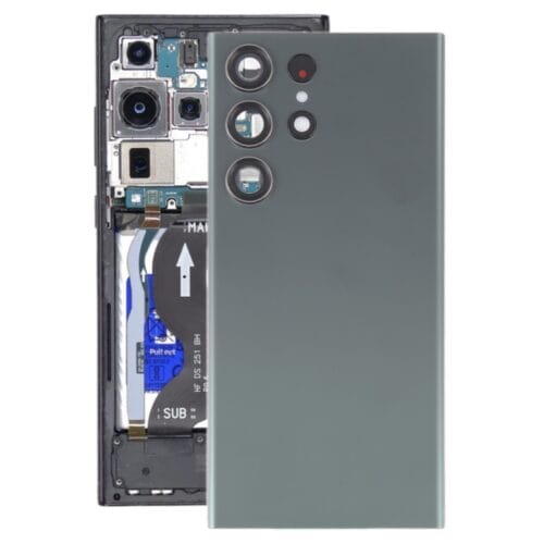 BACK COVER S23 ULTRA GREEN