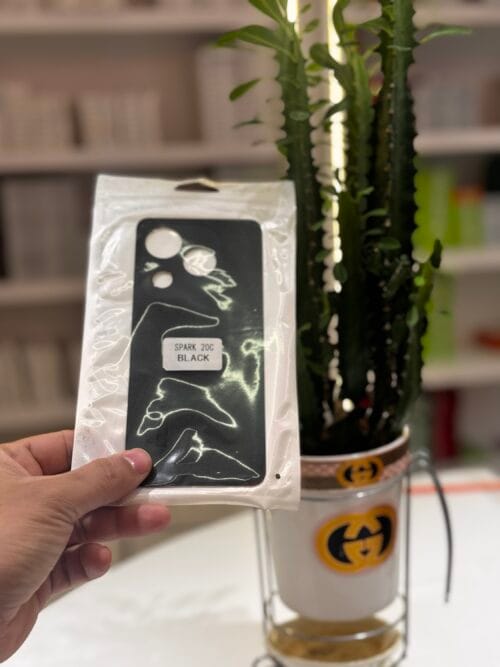 BACK COVER TECNO SPARK 20C BLACK