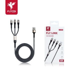 كيبل شحن من شركة فلاي 3IN1 002