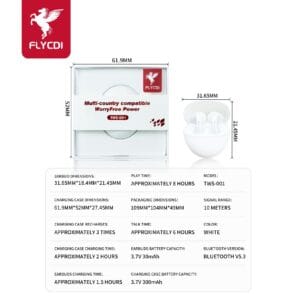 سماعات من شركة فلاي TWS-001