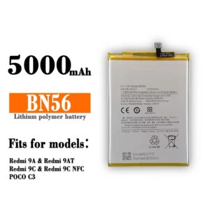 BATTERY BN56 REDMI 9A/9C FEDMI 10A FLYCDI قدرة مزودة