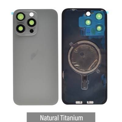 BACK IPHONE 15 PRO MAX تيتانيوم تفصيخ