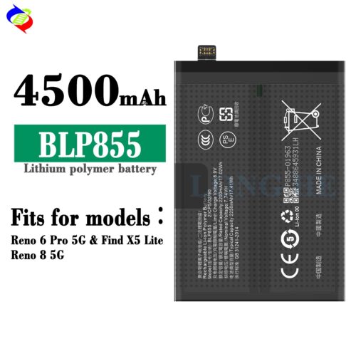 BATTERY OPPO RENO 8 5G_RENO 6 PRO (BLP855) FLYCDI (قدرة مزودة)
