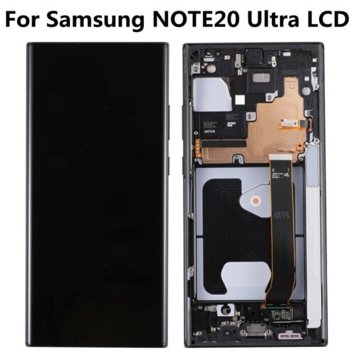 LCD SAMSUNG NOTE 20 ULTRA BLACK وكالة فريم