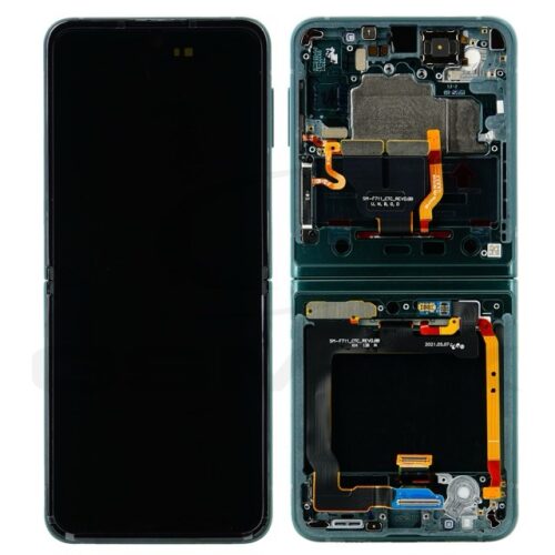 LCD SAMSUNG Z FLIP 3 GREEN وكالة فريم
