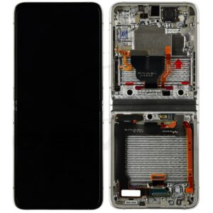 LCD SAMSUNG Z FLIP 3 SILVER وكالة فريم