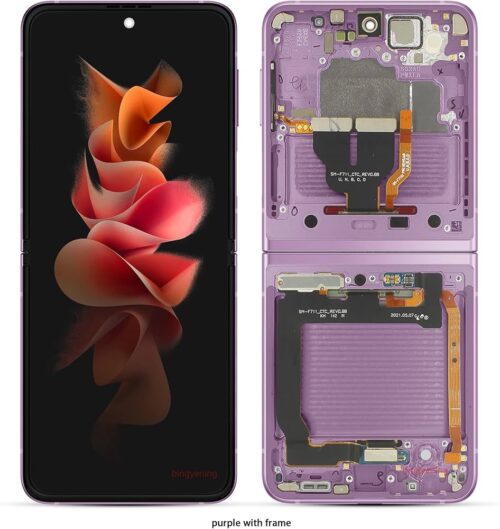 LCD SAMSUNG Z FLIP 3 PURPLE وكالة فريم