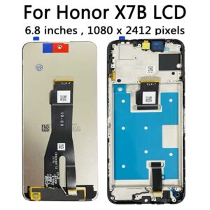 LCD HONOR X7B BLACK ORG فريم