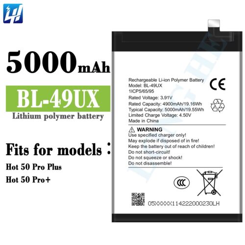 BATTERY HOT 50 PRO PLUS BL-49UX