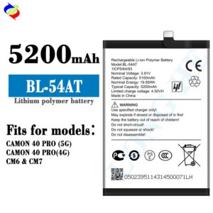 BATTERY CAMON 40 PRO 4G BL-54AT