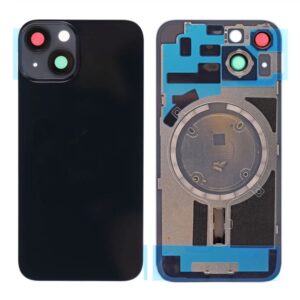 BACK COVER IPHONE 14 PLUS BLACK وكاله