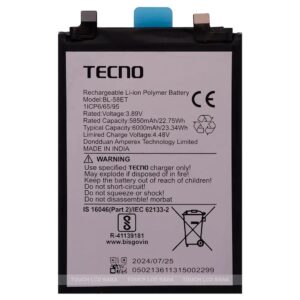 BATTERY TECNO POVA 5 (BL-58ET) FLYCDI