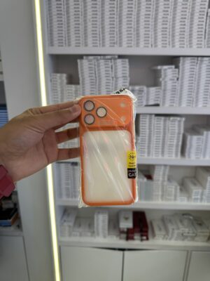 كفر تحوير 14 PRO MAX الى 17 PRO MAX لون برتقالي